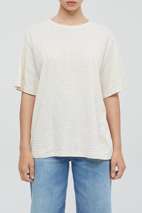 WOMEN O SHAPE T-SHIRTS YELLOW ECRU 1