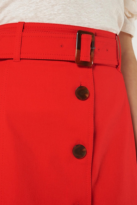 ODA MIDI SKIRT RED 3