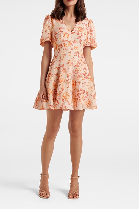 VIOLET FIT AND FLARE MINI DUSTED MONTEBELLO FLORAL 3