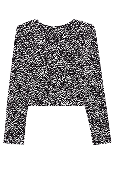 GIRLS’ BLACK ECOVERO® T-SHIRT WITH HEART PRINT AND BOW BLACK 2