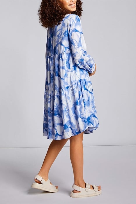 PRINTED DRESS AMALFI BLUE 2
