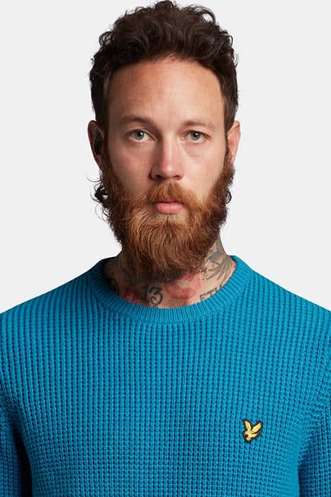 TUCK STITCH KNIT PEAK BLUE 4
