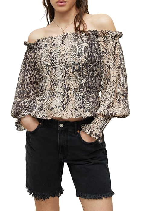 LARA NOCHE TOP YELLOW 1