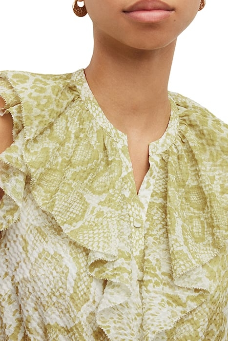 ALI NOCHE DRESS LIME GREEN 6