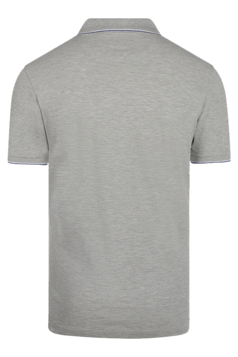 TIPPING POLO WITH BADGE RF GREY MELANGE 2