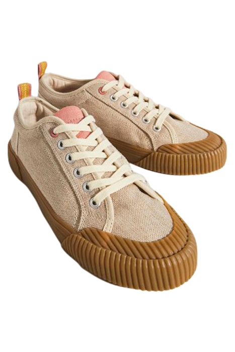 LILA LINEN TRAINERS NAT 2