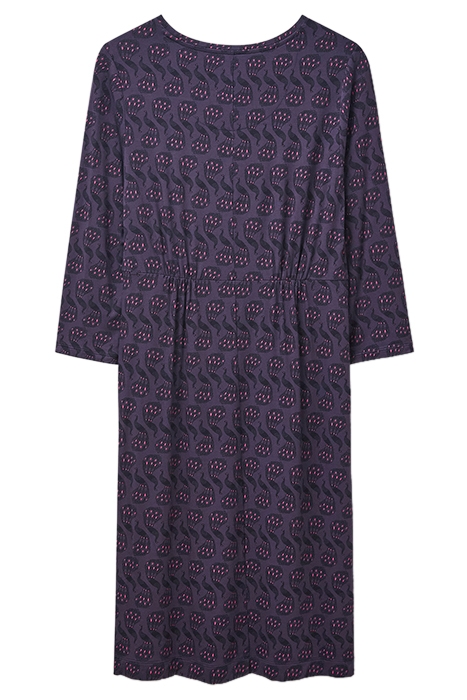 TALIA ECO VERO JERSEY DRESS PURPLE MLT 1