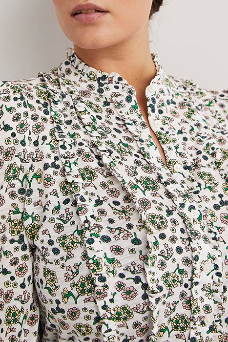 RUFFLE JERSEY SHIRT IVO 5