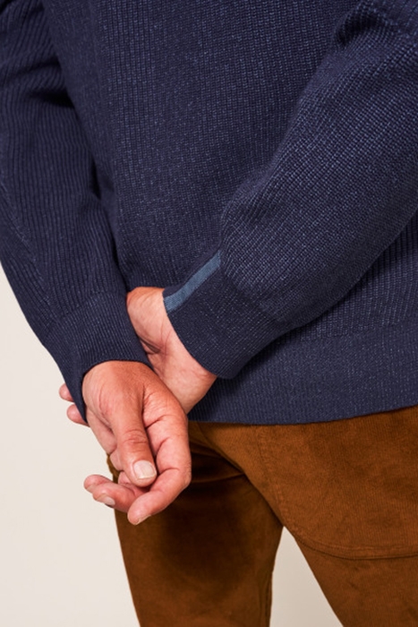 PENTIRE ZIP THROUGH DARK NAVY 3