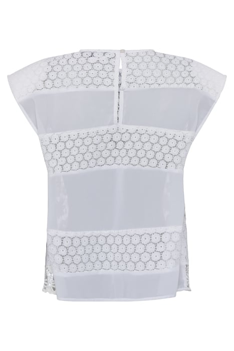 IXI WHITE LACE SHOULDER PAD TOP SUMMER WHITE 4