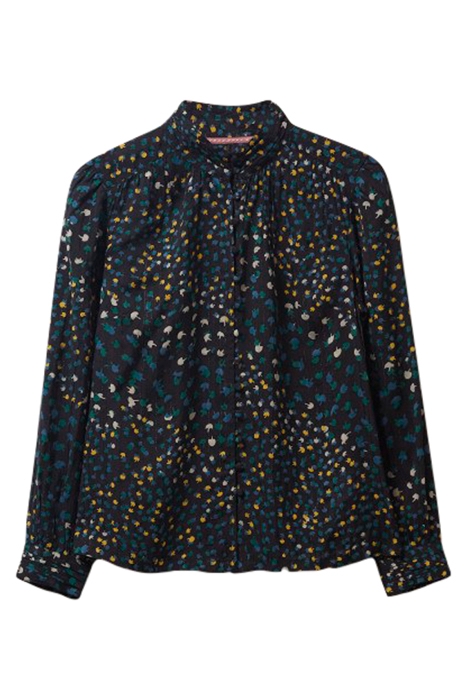 MIRABEL METALLIC STRIPE TOP GREY MULTI 1