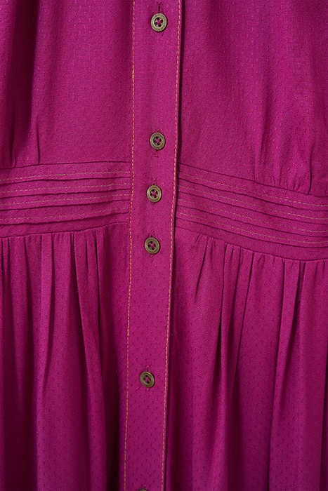 MIRABEL ECO VERO MINI DRESS DK PINK 4