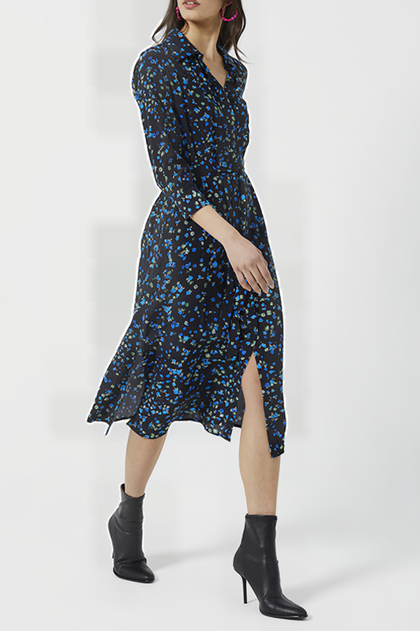 FERNA BELLA DELPHINE SHIRT DRS BLACK MULTI 3