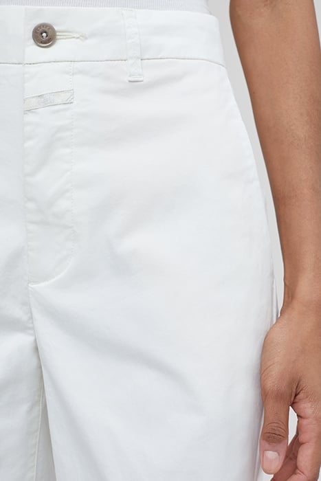 WOMEN BERMUDA SHORTS IVORY 5