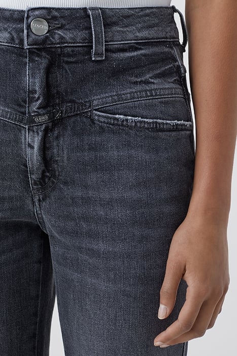 WOMEN PEDAL PUSHER JEANS DARK GREY 6