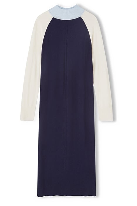 BERGEN MIDI DRESS BLUE MULTICOLOR 4