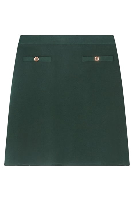 PARIS MINI SKIRT DARK GREEN 4
