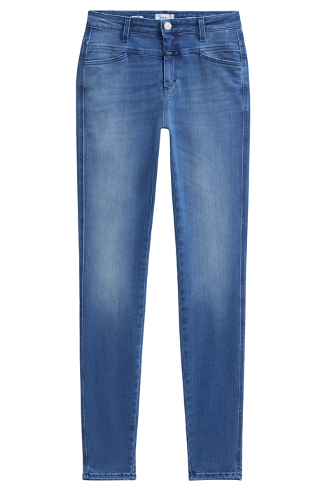 SKINNY PUSHER LONG JEANS MID BLUE 6