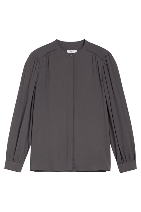 GATHERED BLOUSE DARK NICKEL 6