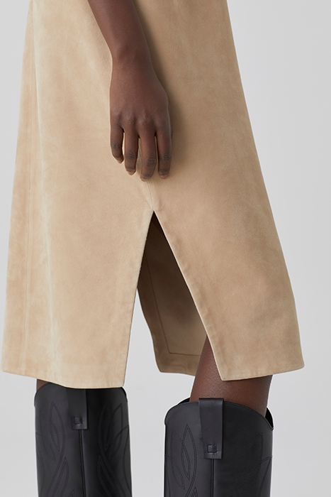 SHIFT DRESS TAN 4