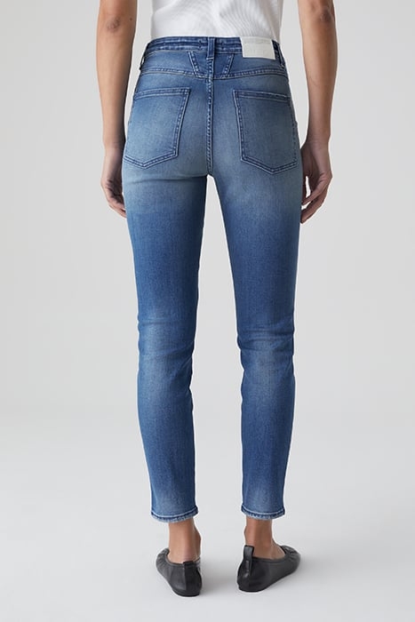 SKINNY PUSHER JEANS MID BLUE 2