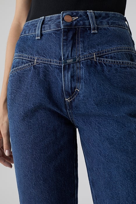 PEDAL PUSHER JEANS DARK BLUE 4