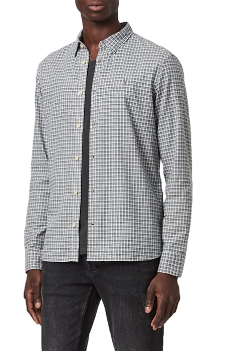 KIOSK LS SHIRT ECRU/GREY 1