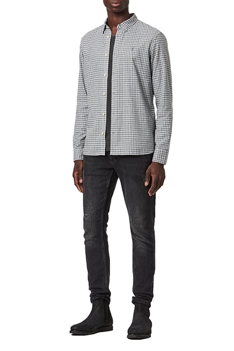 KIOSK LS SHIRT ECRU/GREY 2