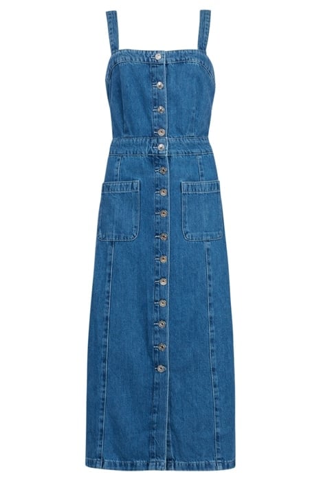 ELSIE DENIM DRESS INDIGO BLUE 1
