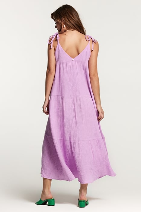 BOGOTA DRESS MOUSSELINE WAFFLE SHEER LILAC 2
