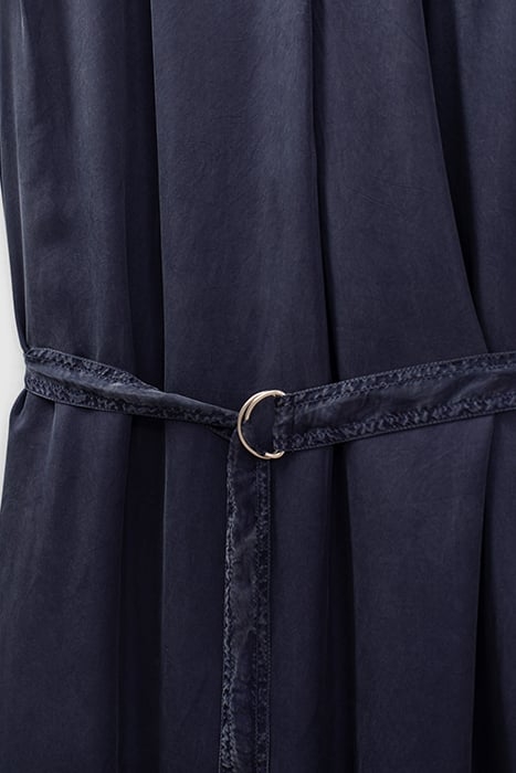 NAVY BLUE SHORT DRESS WITH SHOULDER TABS 5