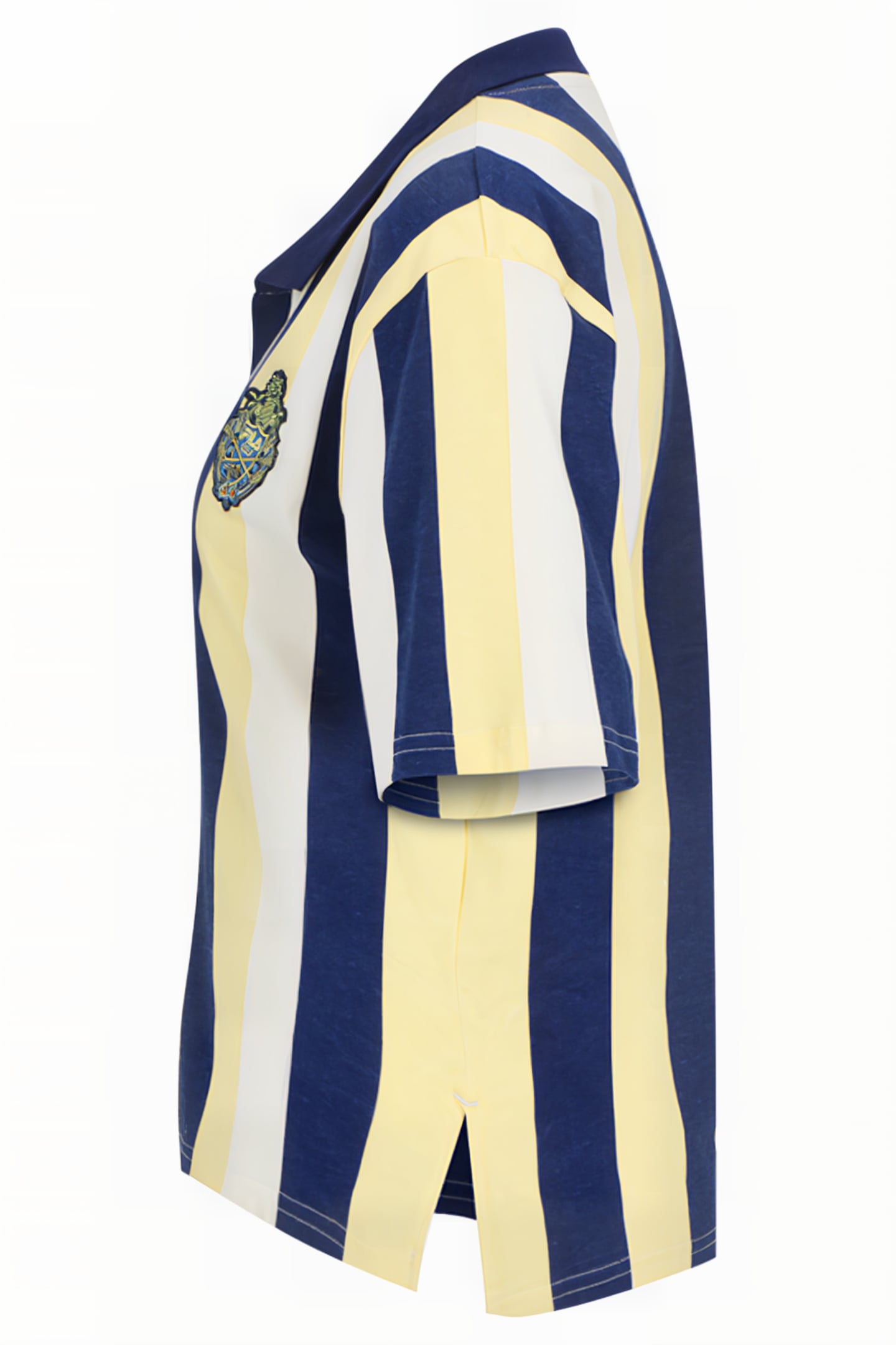 THEMAR STRIPED POLO SHIRT PALE BANANA BOLD STRIPED 3