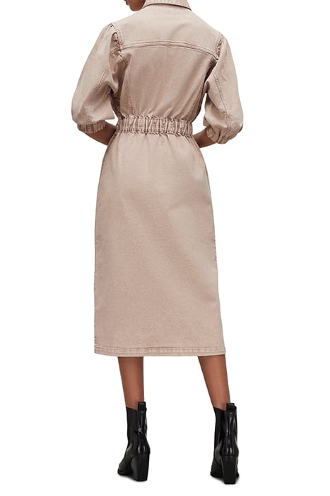 OSA DENIM DRESS WASHED PINK 2