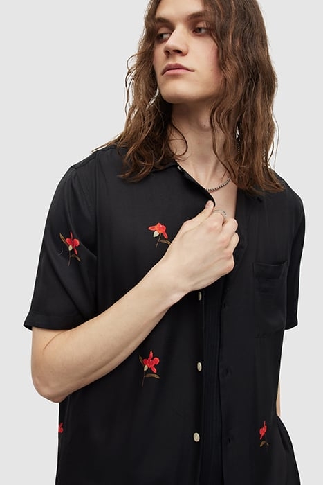 EIVISSA SS SHIRT JET BLACK 5