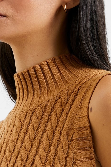 BABYSOFT CABLE SS HIGH NK JMPR TOBACCO BROWN 5