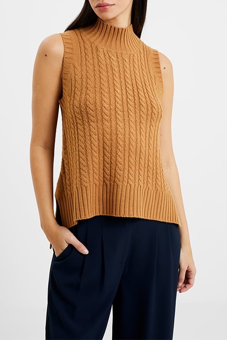 BABYSOFT CABLE SS HIGH NK JMPR TOBACCO BROWN 1