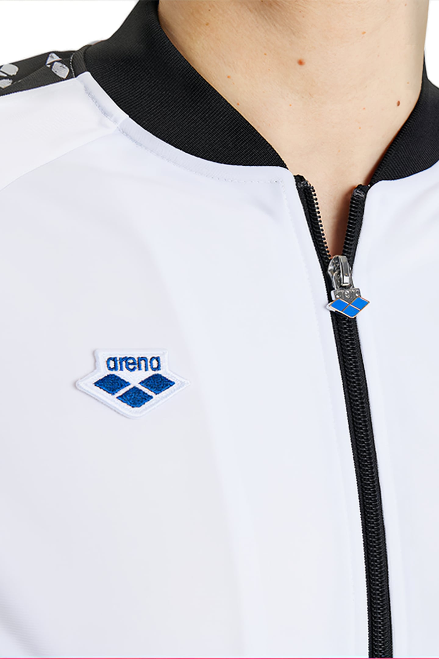 W RELAX IV TEAM JACKET WHITE BLACK SILVER 5