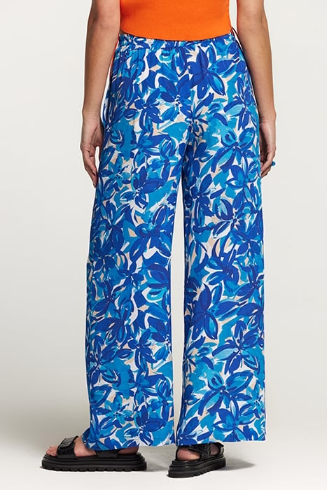 TOBAGO TROUSERS PAINTED FLOWER SPORTS BLUE SPORTS BLUE 3