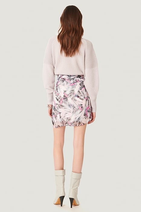 PASCOT MINI SKIRT IN GREY/ECRU/PINK SKIRT 2