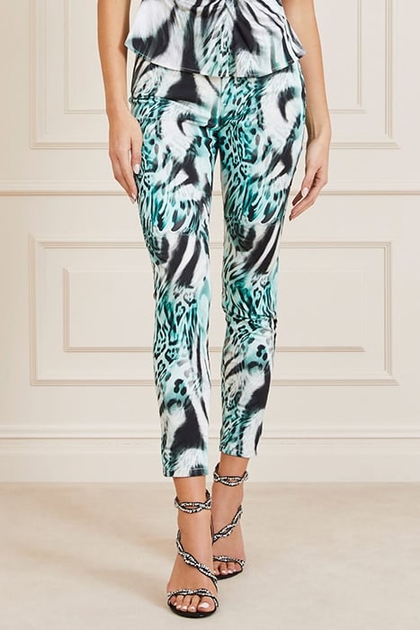 PRINTED STILETTO FELINE FEELING SKINNY PANT PRINT 1