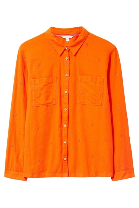 EMILIA ORGANIC COTTON SHIRT BRT RED 1