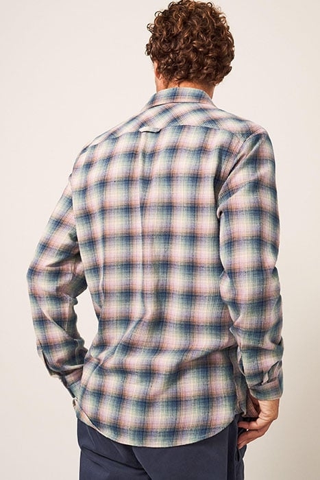 WALLACE CHECK SHIRT DUS PURPLE 3