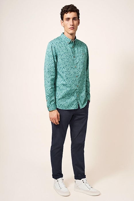 BAILEY DOG PRINTED SHIRT MINT GREEN 1