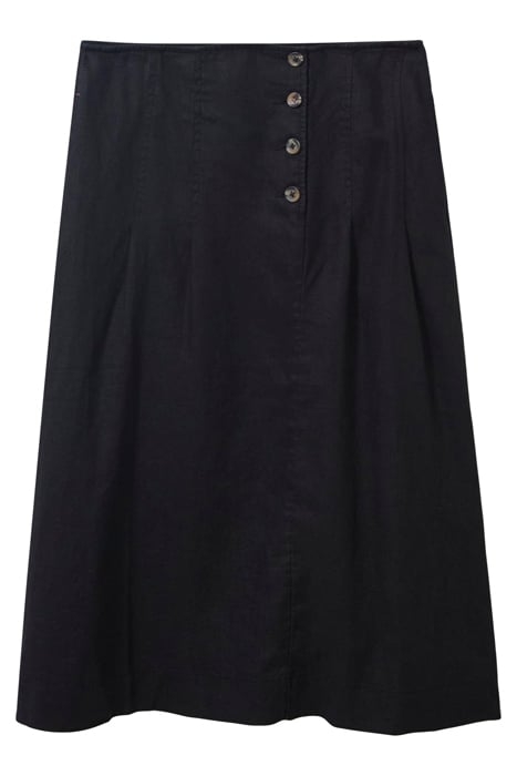 CIARA LINEN SKIRT WASHED BLACK 4