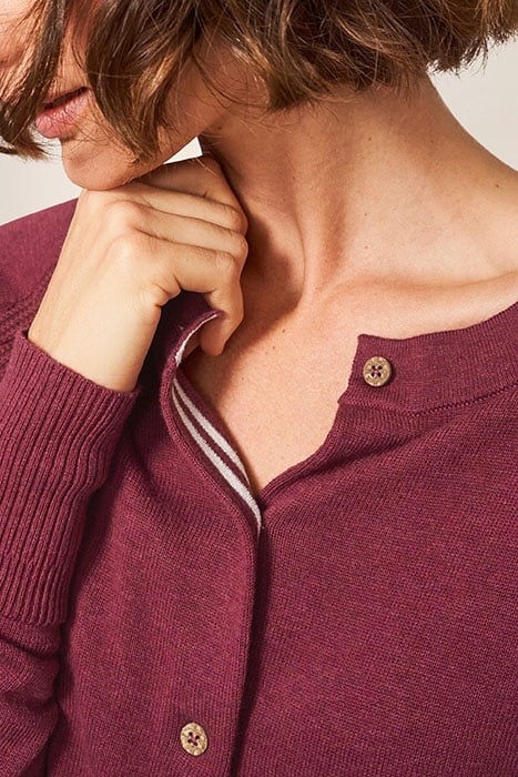 LULU CARDI BRIGHT PINK 3