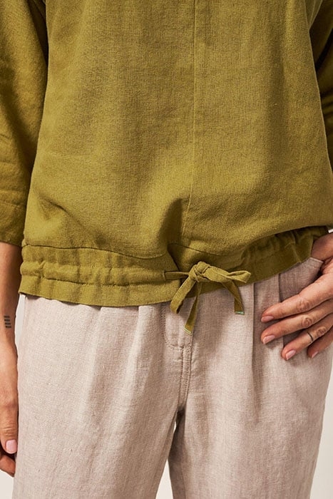 MADDIE MIX TOP MID GREEN 3