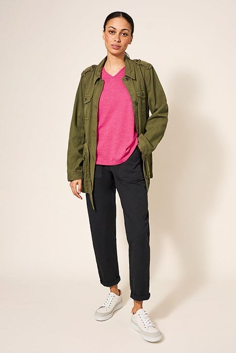 DAISY KNITTED VEST BRIGHT PINK 3