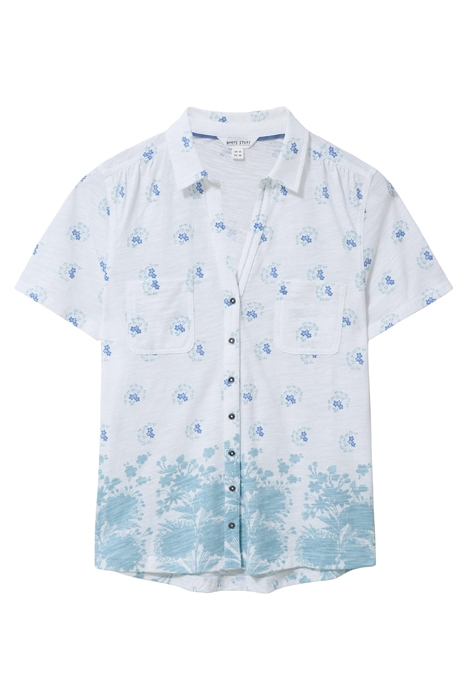 PENNY POCKET JERSEY SHIRT WHITE PRINTED 3