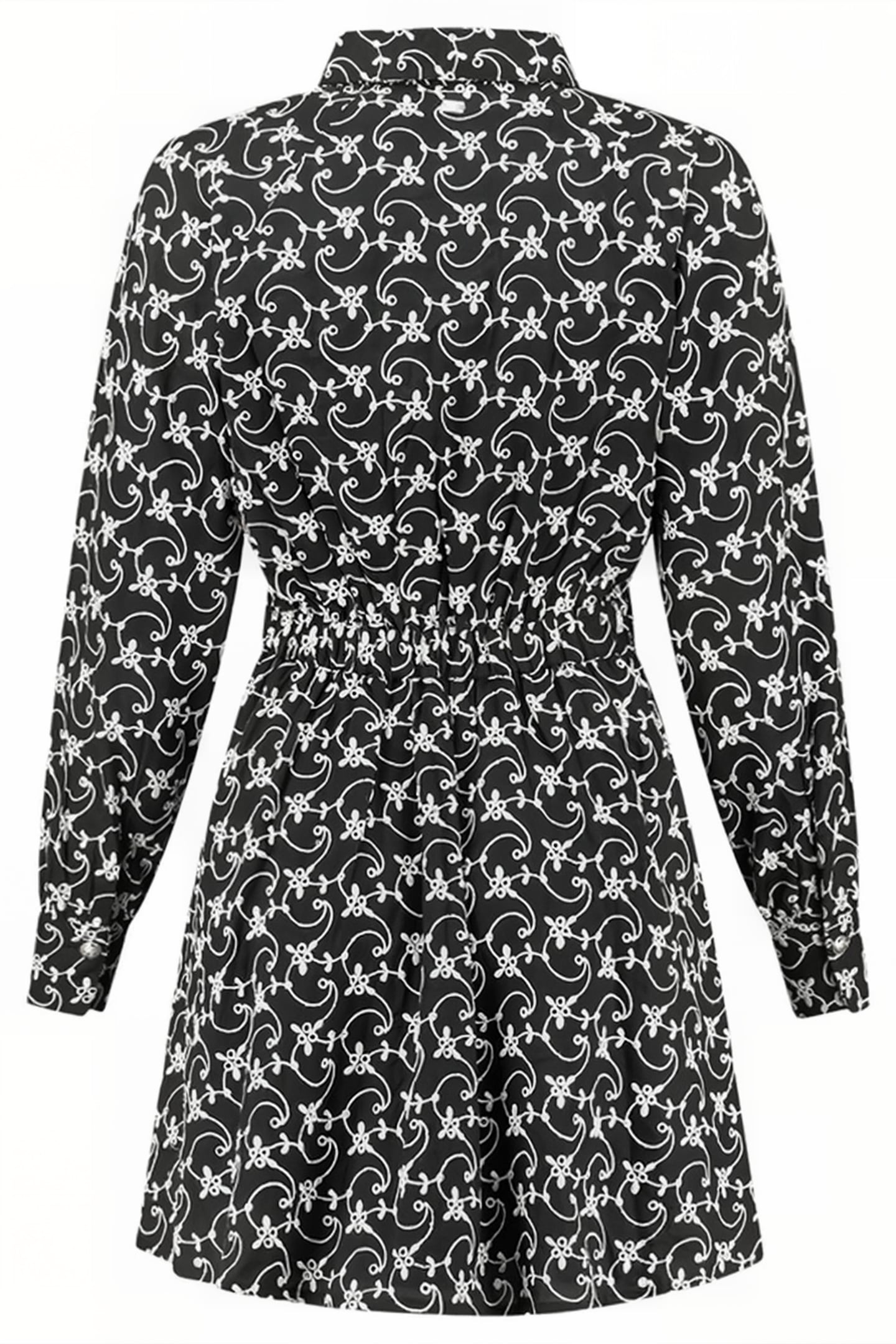 REE DRESS BLACK/WHITE 4