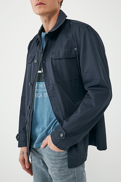 NAVY SAFARI JACKET 4